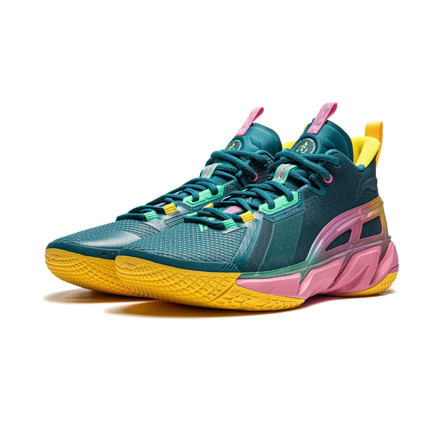 Li-Ning BadFive 4 'Green Pink Yellow' ABFU015-10 sold by KicksCrew product image thumbnail 3