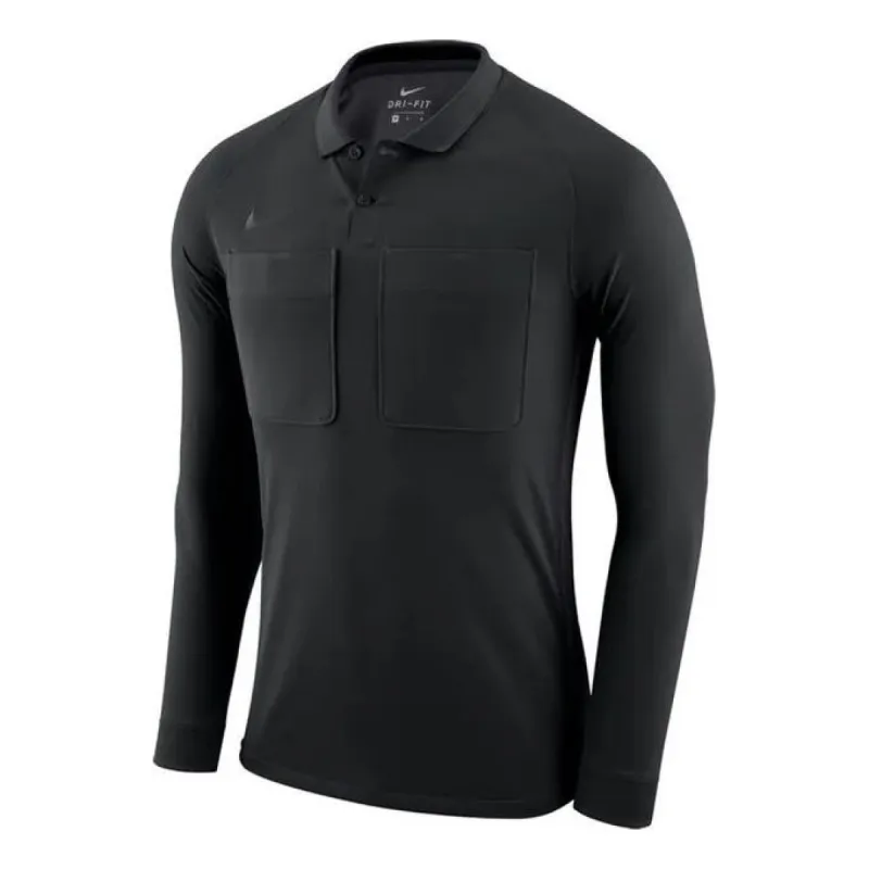 Nike Dri-FIT Long Sleeves Polo Shirt 'Black' AA0736-010 sold by KicksCrew