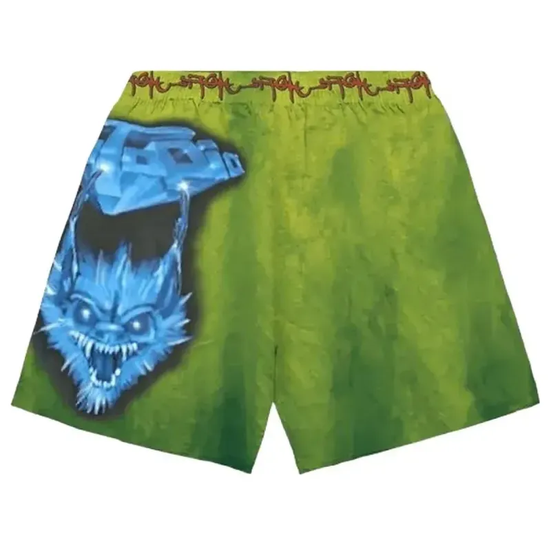 Travis Scott Cactus Jack UTOPIA Hyena Shorts 'Green' TSUT-PS25 sold by KicksCrew