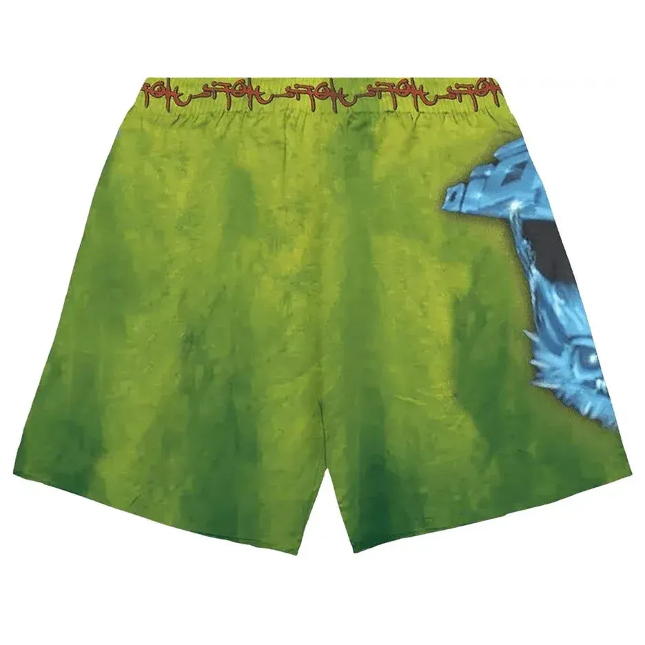 Travis Scott Cactus Jack UTOPIA Hyena Shorts 'Green' TSUT-PS25 sold by KicksCrew product image thumbnail 2