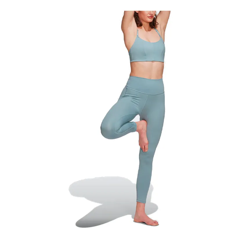 (WMNS) adidas Yoga Studio 7/8 Leggings 'Teal' HC6639 sold by KicksCrew product image thumbnail 2