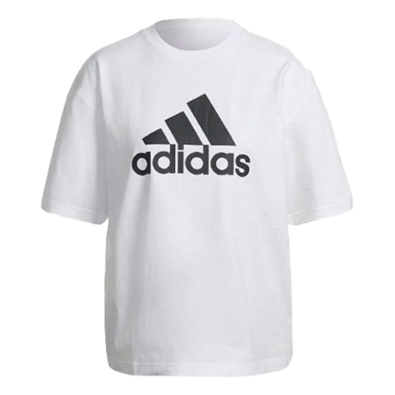 (WMNS) adidas Future Icons Badge of Sport T-Shirt 'White' HC6358 sold by KicksCrew