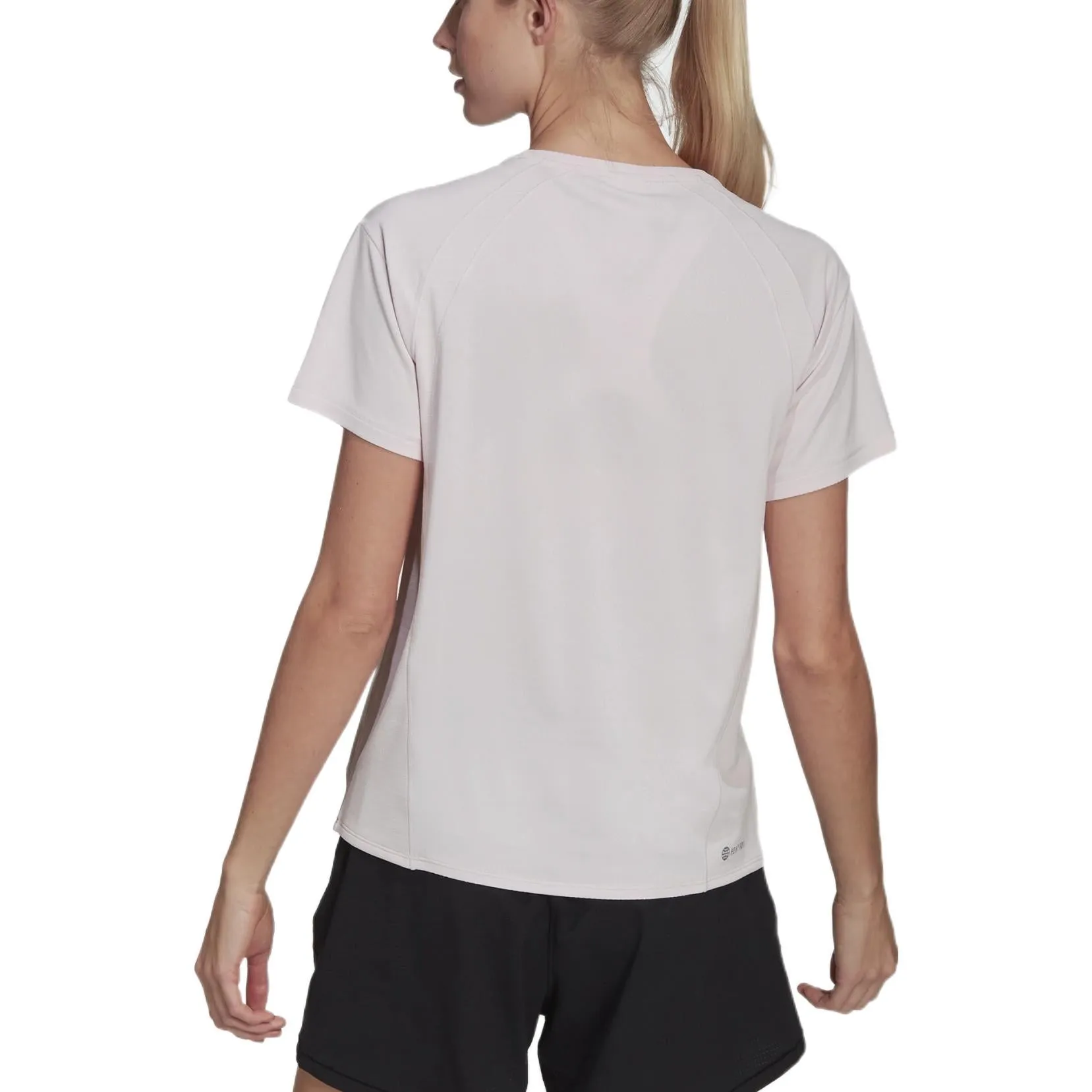 (WMNS) adidas HEAT.RDY Training T-Shirt 'Pink' HC0575 sold by KicksCrew product image thumbnail 3