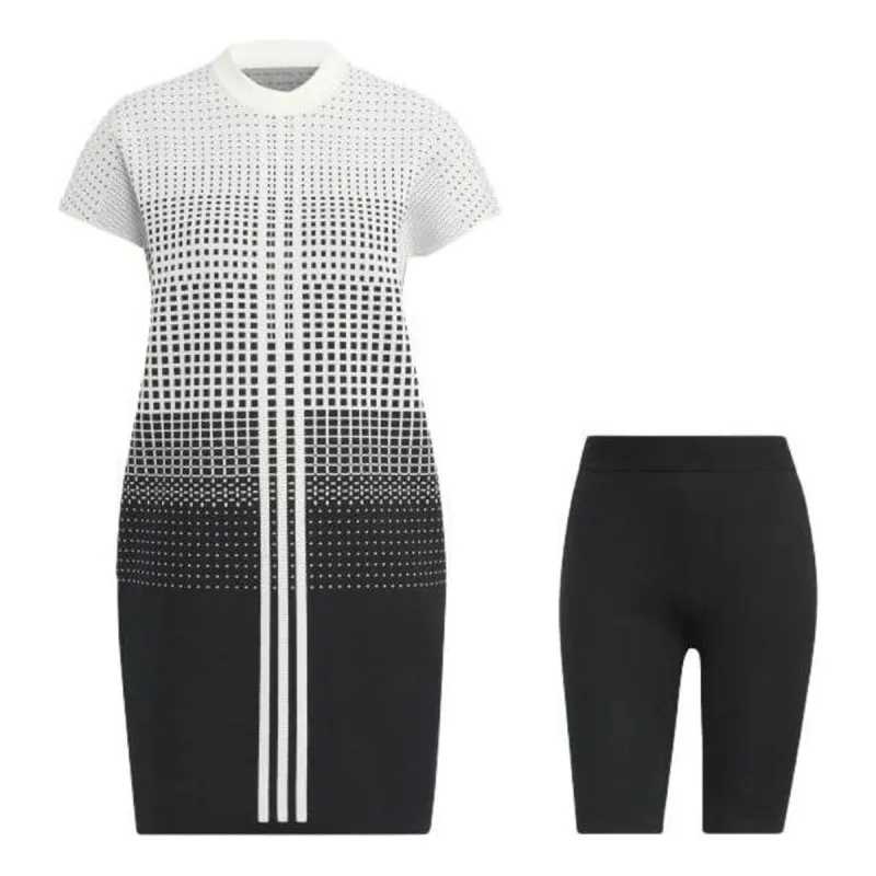 (WMNS) adidas Statement Primeknit Dress 'White Black' HB3571 sold by KicksCrew