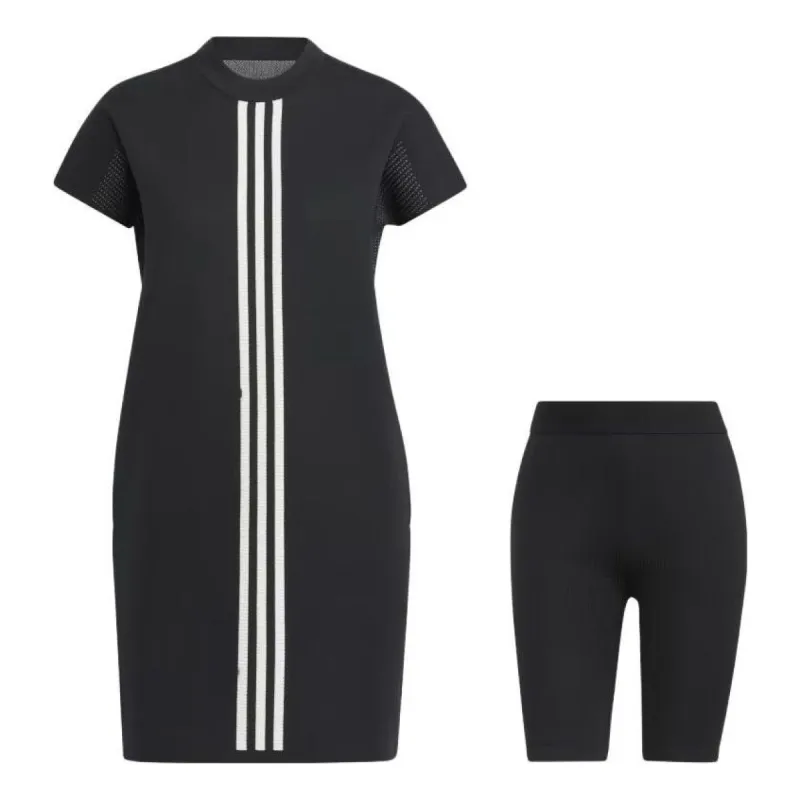 (WMNS) adidas Statement Primeknit Dress 'Black White' HB3572 sold by KicksCrew