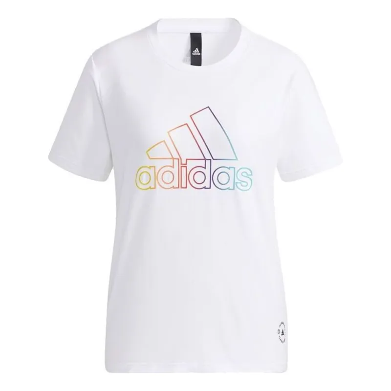 (WMNS) adidas Badge of Sport T-Shirt 'White' HA3633 sold by KicksCrew