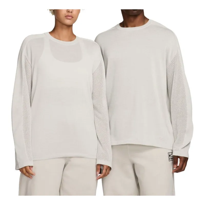 Nike x Stussy Long Sleeve Jersey Asia Sizing 'Light Bone' HF3899-072 sold by KicksCrew