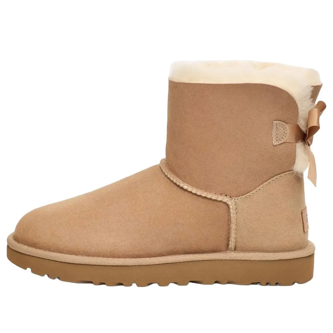 (WMNS) UGG Mini Bailey Bow II 'Sand' 1016501-SAN sold by KicksCrew