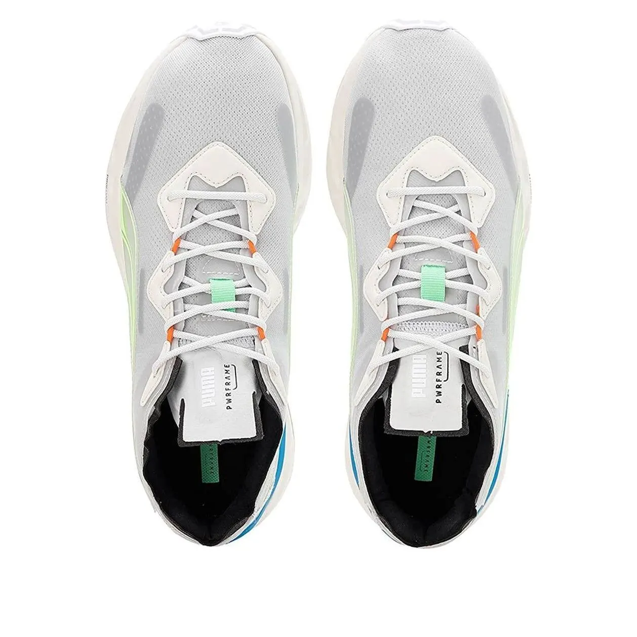 PUMA Pwrframe Aerogram Blaze 'White Green Blue' 387038-03 sold by KicksCrew product image thumbnail 4
