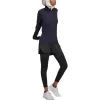 (WMNS) adidas Run Fast Half-Zip Long Sleeve Sweatshirt 'Black' HK9017 sold by KicksCrew
