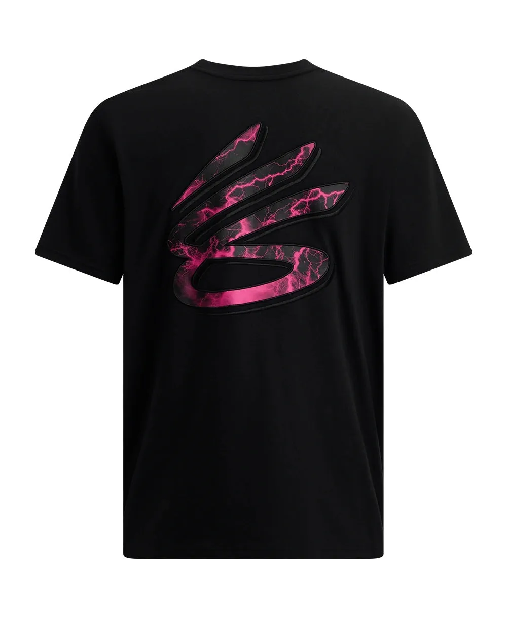 Under Armour Curry Tour Graphic T-shirt 'Black Pink' 6003083-001 sold by KicksCrew product image thumbnail 2