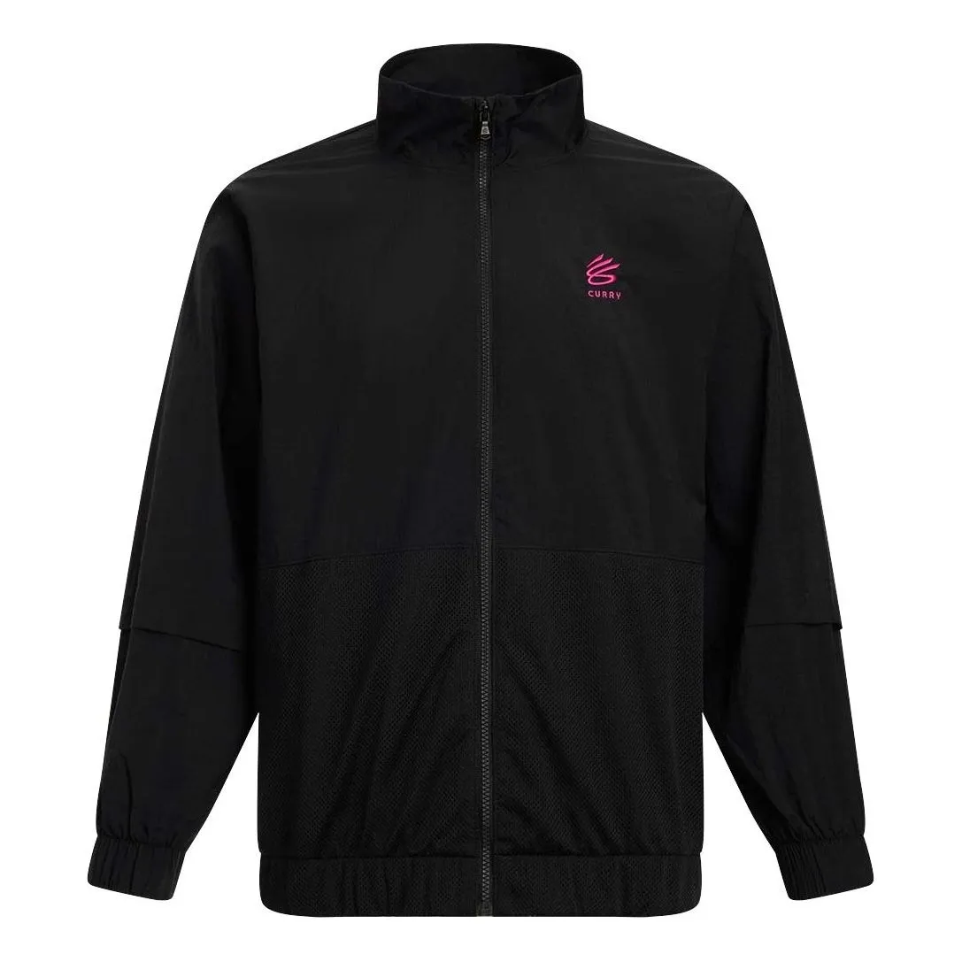 Under Armour Curry Tour Graphic Track Jacket 'Black Pink' 6000781-001 sold by KicksCrew