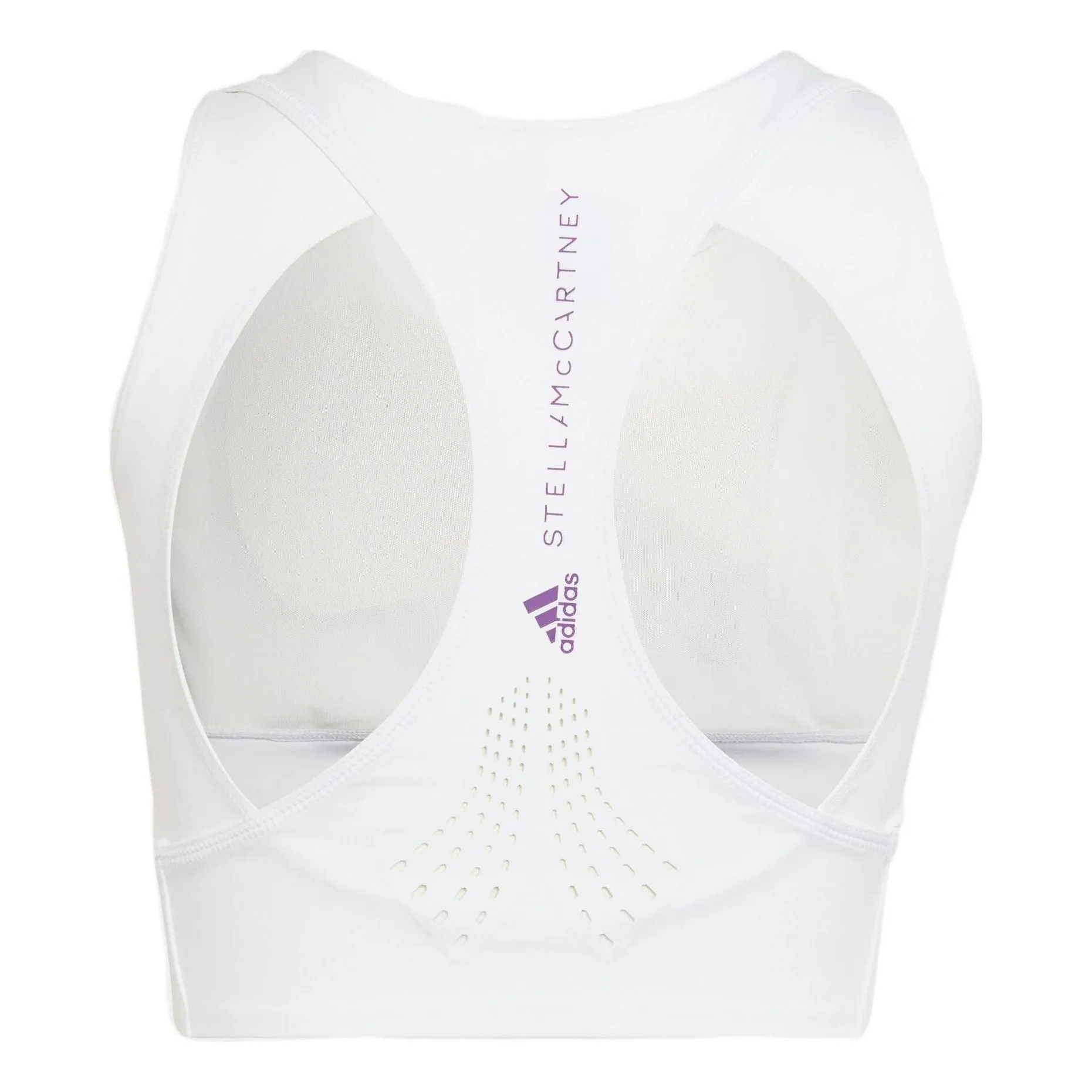 (WMNS) adidas by Stella McCartney TruePurpose Training Crop Top 'White' HI6031 sold by KicksCrew product image thumbnail 2