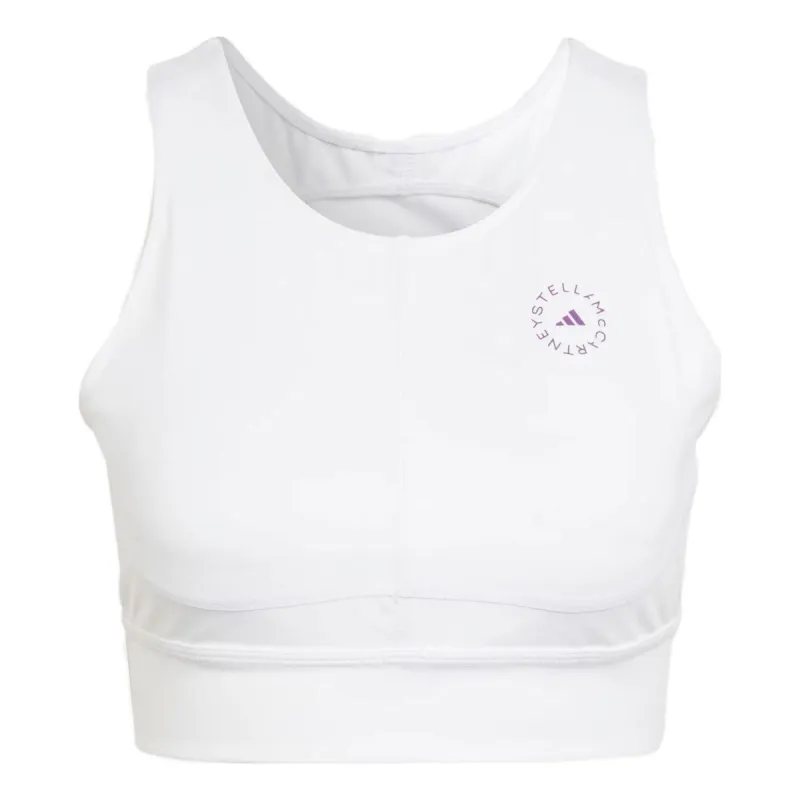 (WMNS) adidas by Stella McCartney TruePurpose Training Crop Top 'White' HI6031 sold by KicksCrew