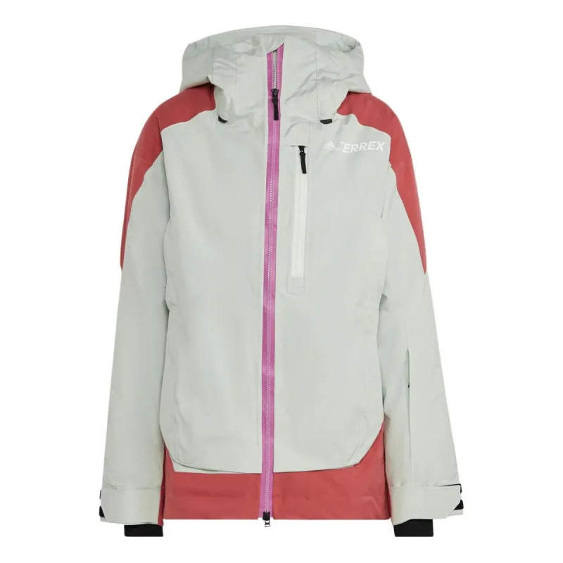 (WMNS) adidas Terrex MYSHELTER Snow 2-Layer Insulated Jacket 'White Pink' HI5484 sold by KicksCrew