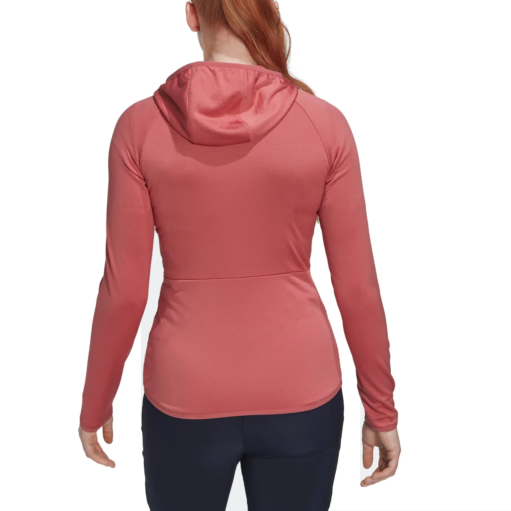 (WMNS) adidas Terrex Tech Outdoor Jacket 'Pink' HH9288 sold by KicksCrew product image thumbnail 3