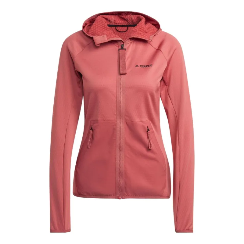 (WMNS) adidas Terrex Tech Outdoor Jacket 'Pink' HH9288 sold by KicksCrew