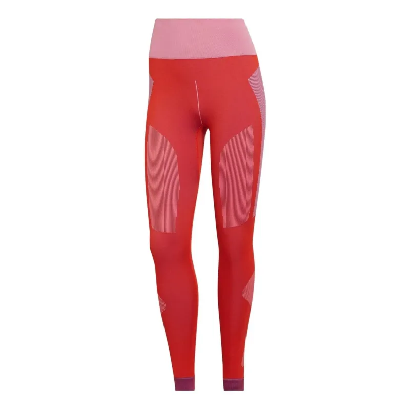 (WMNS) adidas By Stella Mccartney Truestrength Training Leggings 'Red' HG8787 sold by KicksCrew