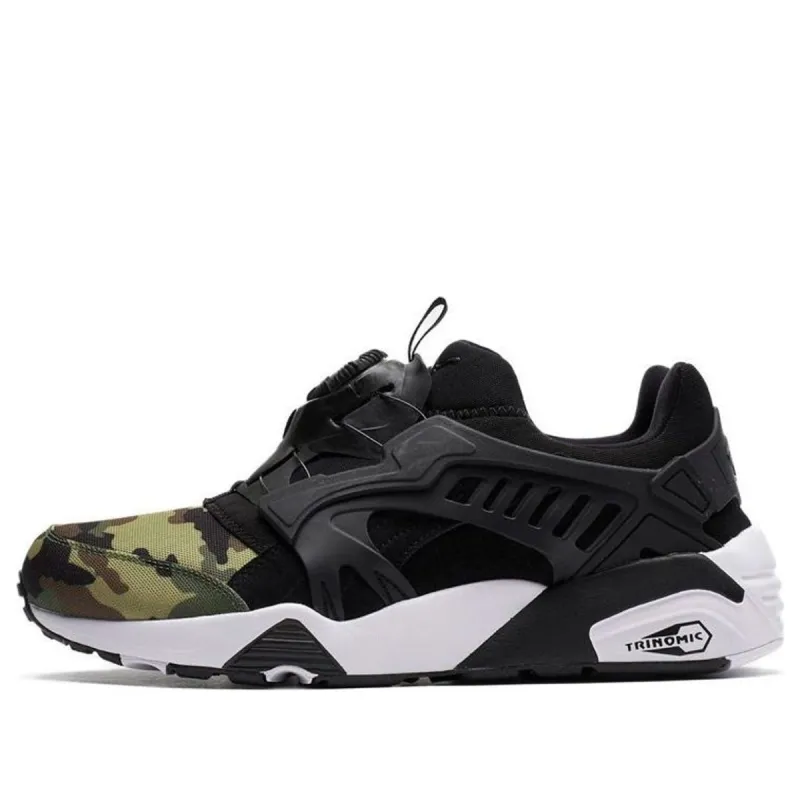 PUMA Disc Blaze Camo 'Black White' 363765-01 sold by KicksCrew
