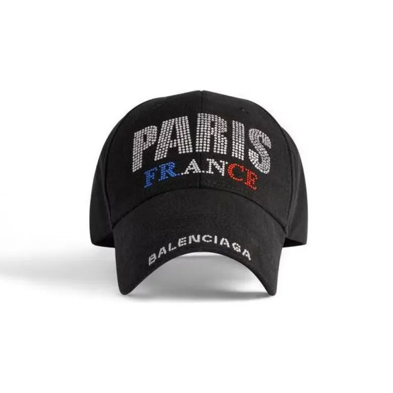 Balenciaga Paris Strass Cap 'Black' 8117534E9B21000 sold by KicksCrew