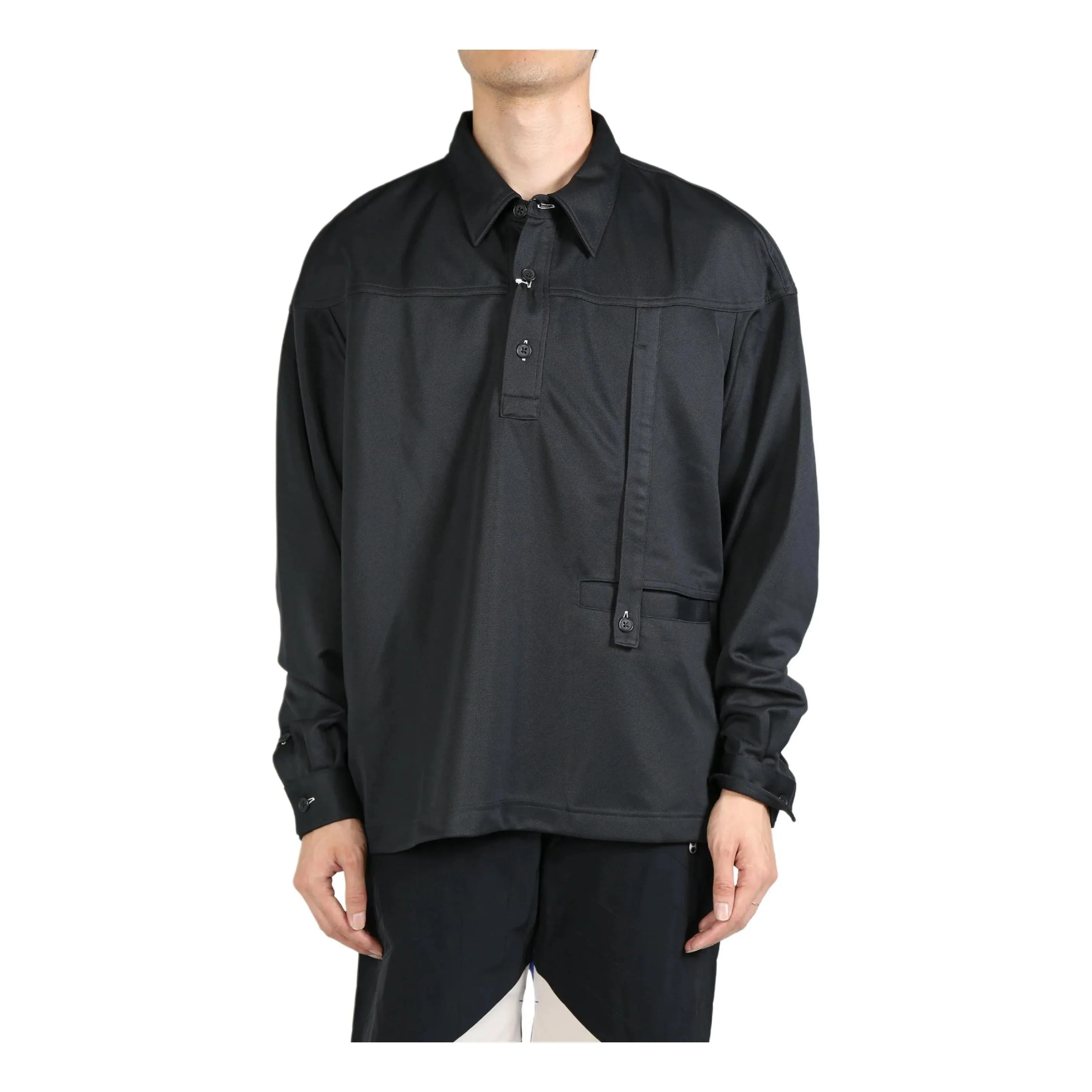 ASICS x Kiko Kostadinov Ormosiancy Long Sleeve Shirt 'Black' 2203A302-001 sold by KicksCrew