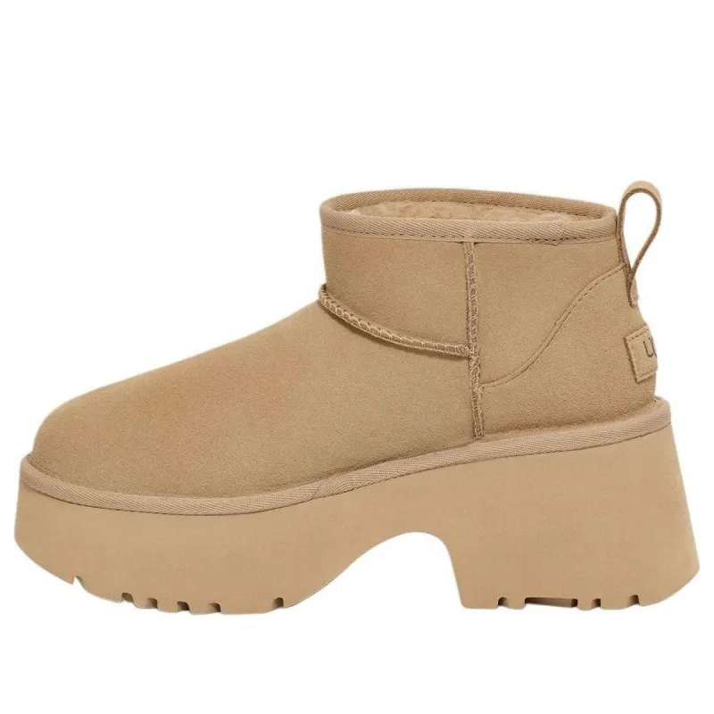 (WMNS) UGG Classic Ultra Mini New Heights 'Mustard Seed' 1158311-MDSD sold by KicksCrew