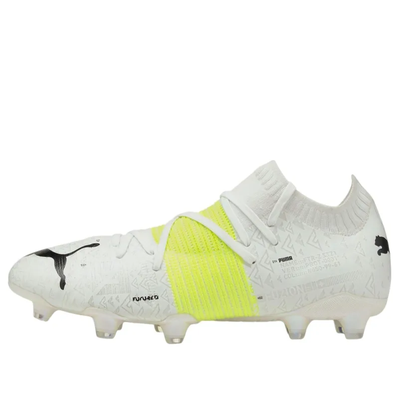 PUMA Future Z Future Z 1.1 Teaser FG 'White Yellow' 106463-01 sold by KicksCrew
