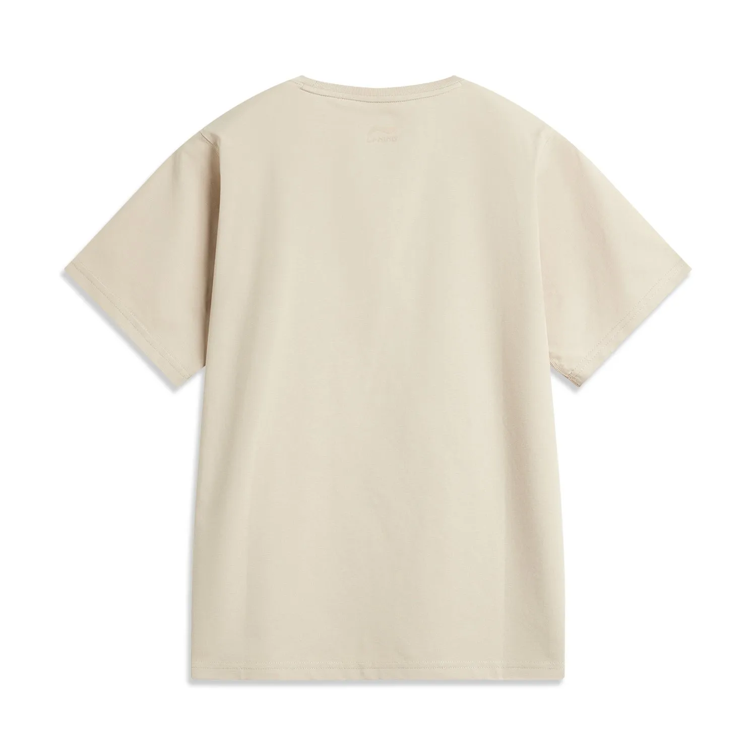 (WMNS) Li-Ning Panda Graphic Oversized T-shirt 'Light Brown' AHSUC04-7 sold by KicksCrew product image thumbnail 2