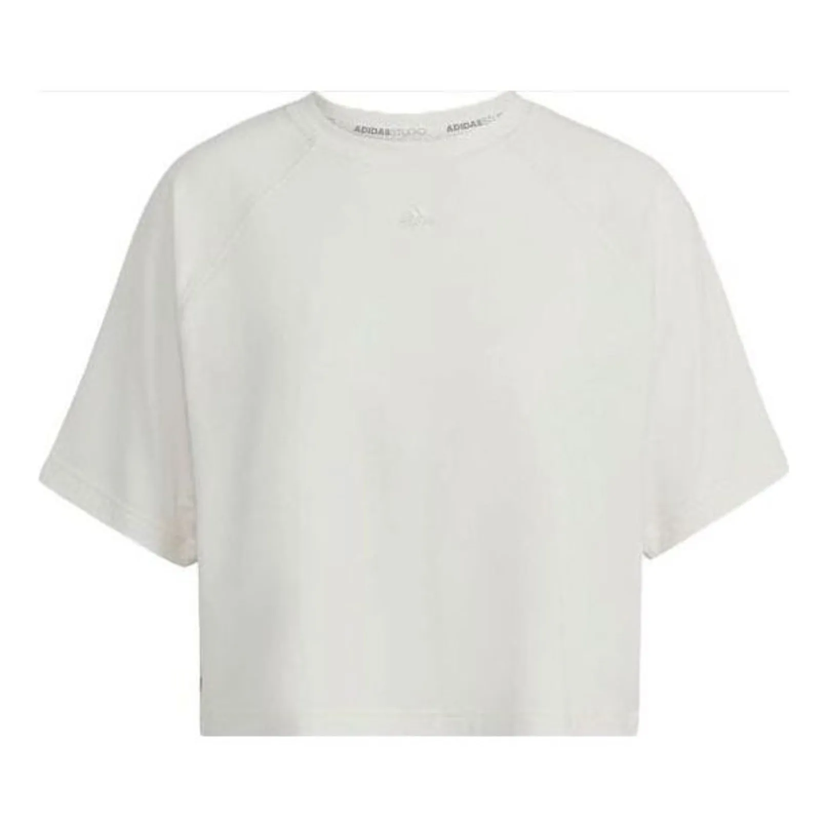 (WMNS) adidas AEROREADY Wrap-Back T-Shirt 'White' HK2352 sold by KicksCrew
