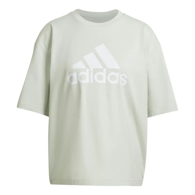 (WMNS) adidas Future Icons Badge of Sport T-Shirt 'Green' HK0508 sold by KicksCrew