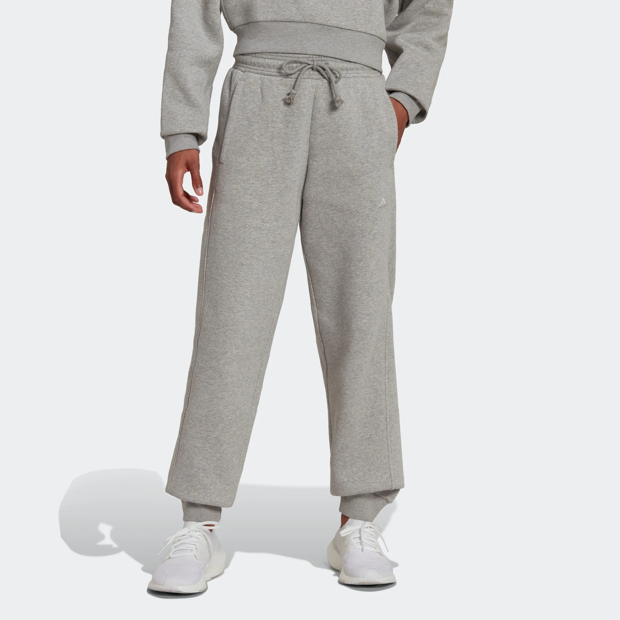(WMNS) adidas ALL SZN Sweatpants 'Grey' HK0442 sold by KicksCrew product image thumbnail 2