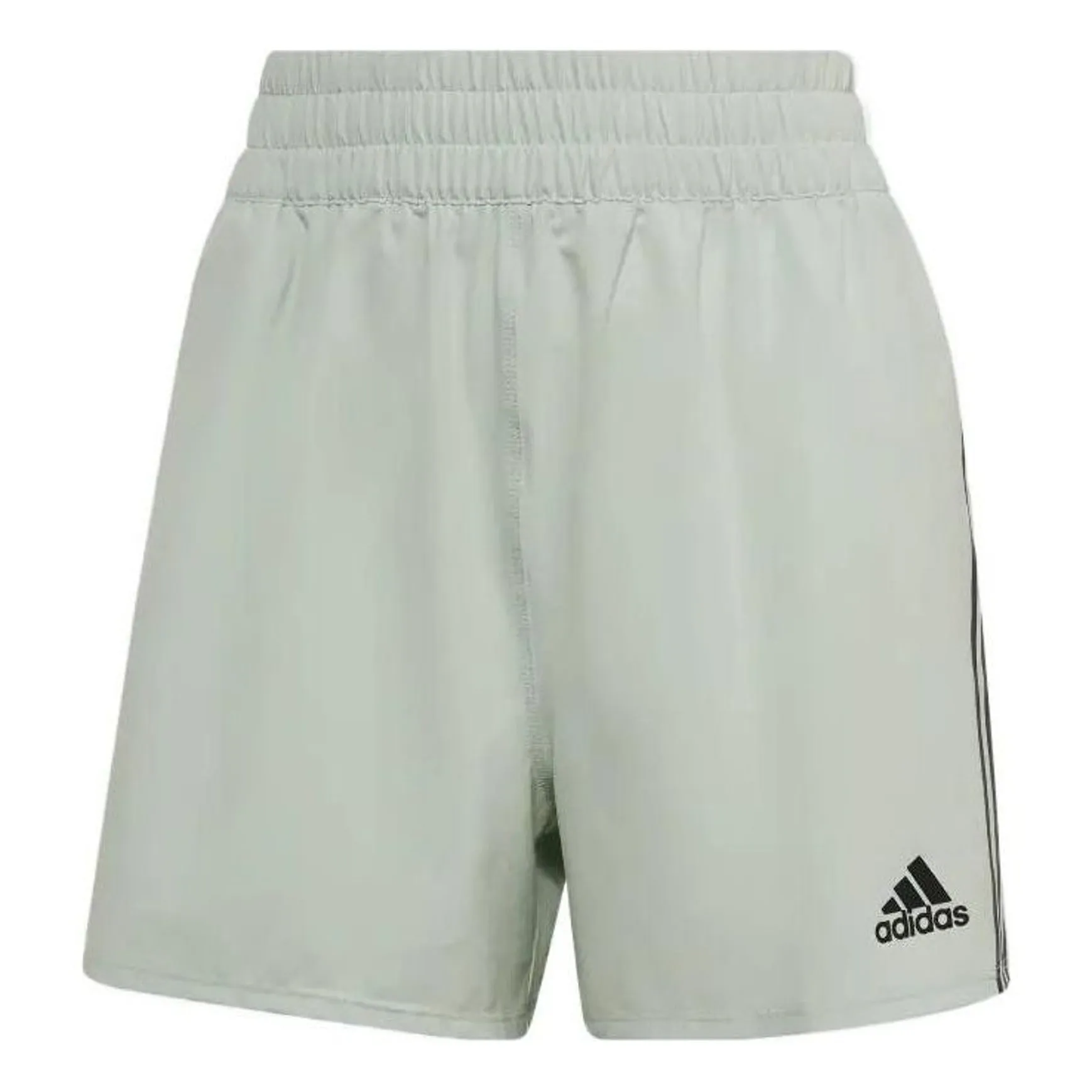 (WMNS) adidas Train Icons 3-Stripes Woven Shorts 'Olive Green' HJ9823 sold by KicksCrew