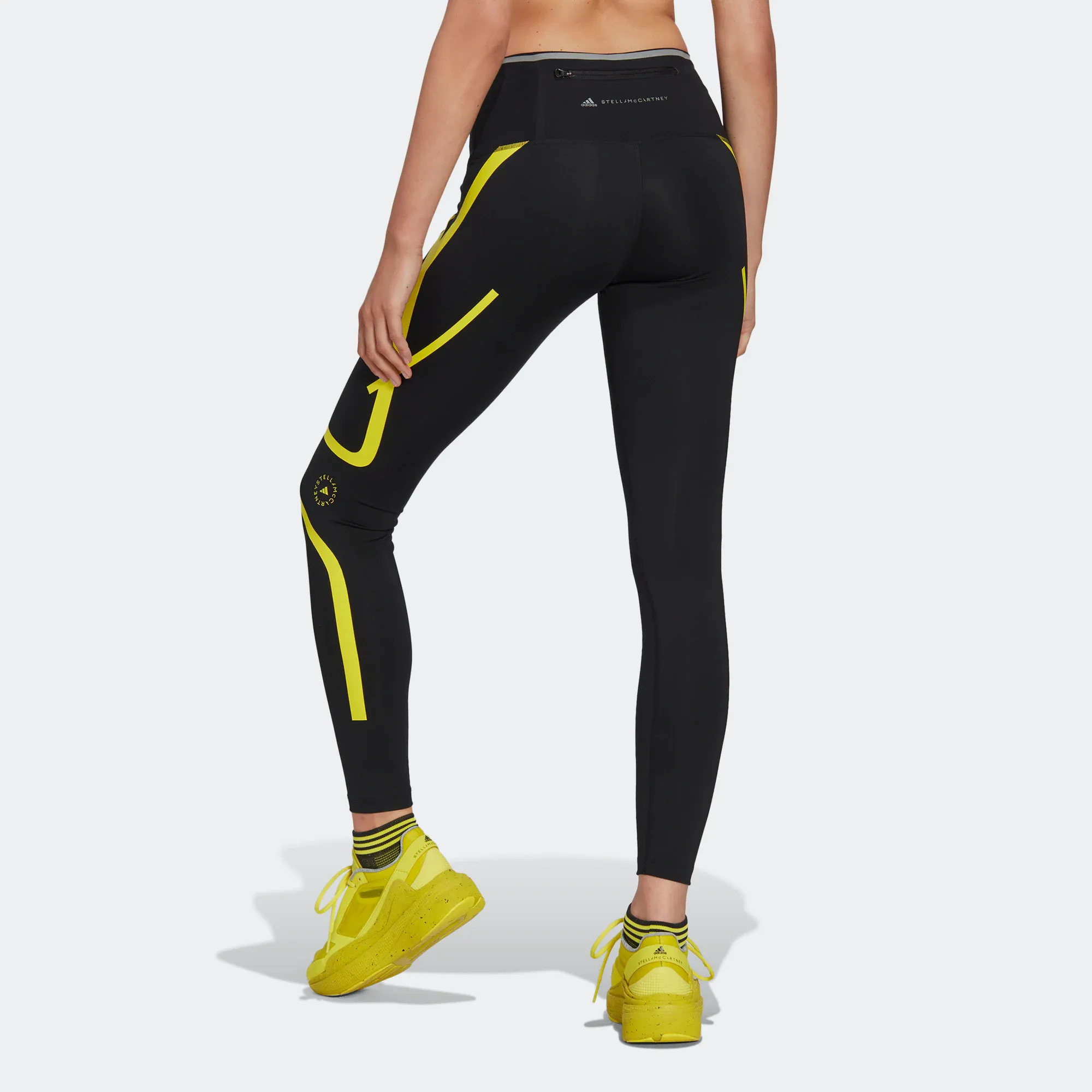 (WMNS) adidas by Stella McCartney TruePace Running Leggings 'Black' HI6136 sold by KicksCrew product image thumbnail 3