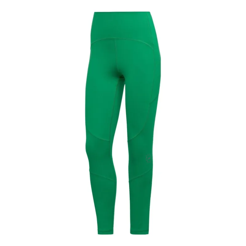 (WMNS) adidas by Stella McCartney Logo Print Leggings 'Green' HI6148 sold by KicksCrew