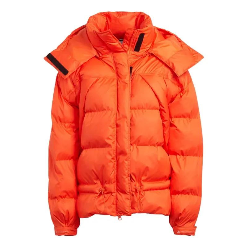 (WMNS) adidas By Stella Mccartney Mid-Length Padded Down Jacket 'Orange' HI6085 sold by KicksCrew