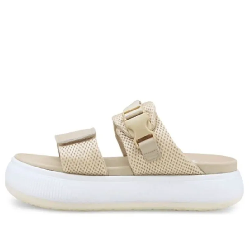 (WMNS) PUMA Suede Mayu Sandal Infuse 'Putty' 383886-02 sold by KicksCrew