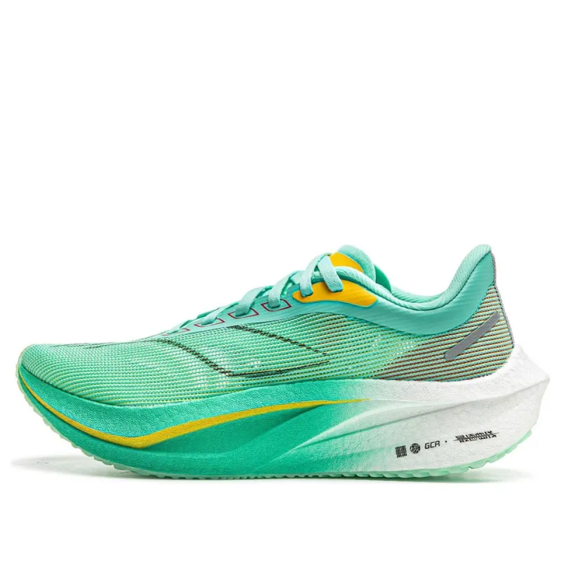 (WMNS) Li-Ning Feidian 4 Challenger 'Green Yellow White' ARMU006-8 sold by KicksCrew