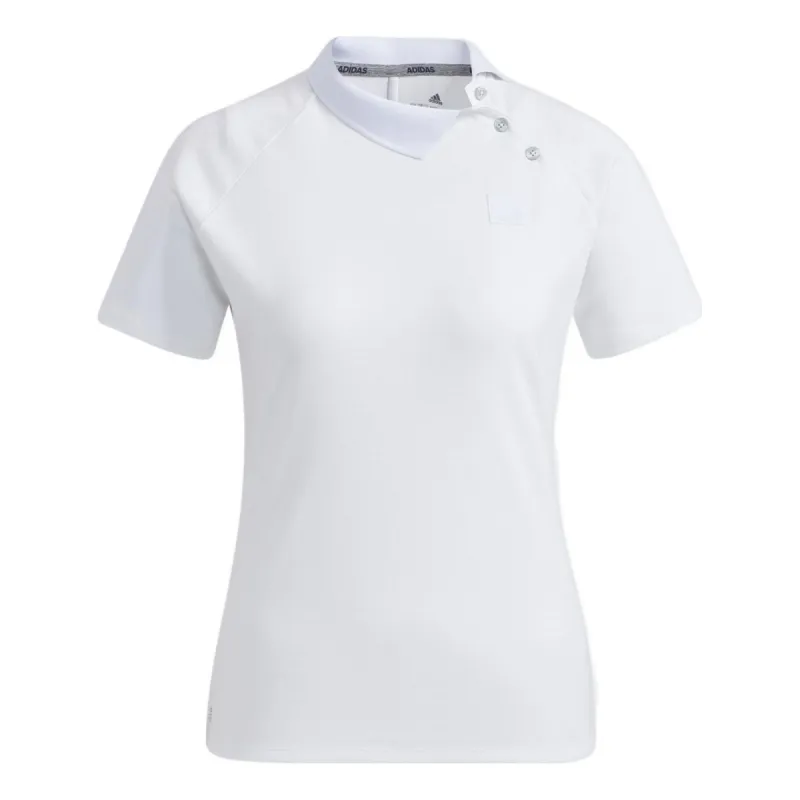 (WMNS) adidas Go-To Polo Shirt 'White' H64652 sold by KicksCrew