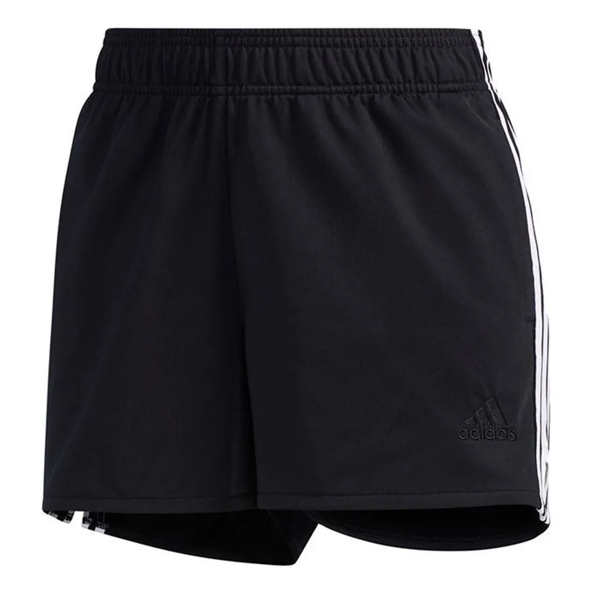 (WMNS) adidas Sub Logo Shorts 'Black' GL5617 sold by KicksCrew