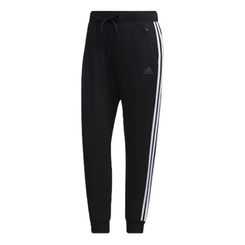 (WMNS) adidas Sportswear Fit Drawstring Training Pants 'Black' GJ9032 sold by KicksCrew
