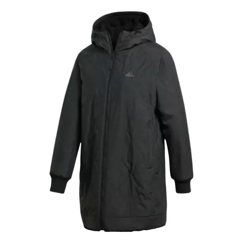 (WMNS) adidas Reversible Sherpa Jacket 'Black' GI7954 sold by KicksCrew