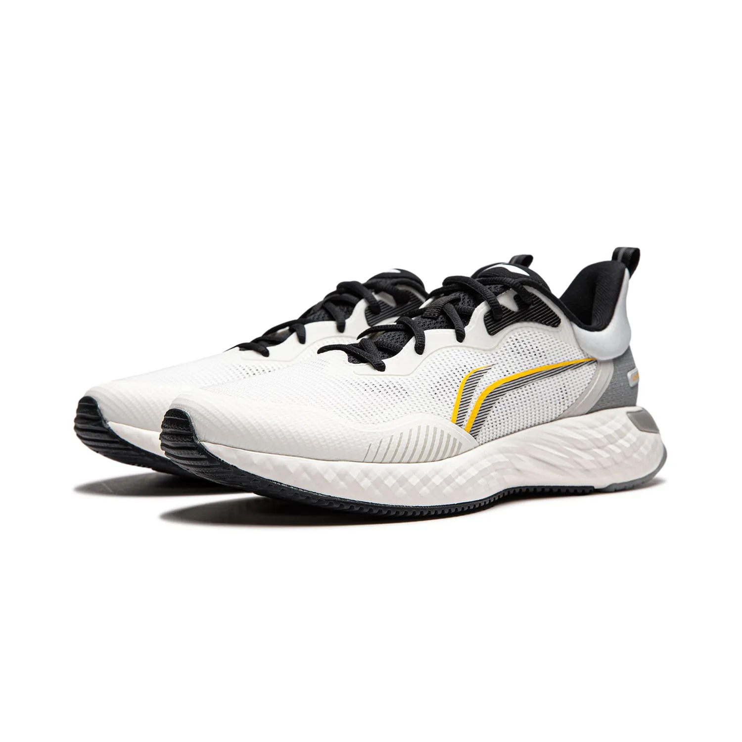 Li-Ning Chasing Cloud 'White Grey Yellow' ARSU011-1 sold by KicksCrew product image thumbnail 3