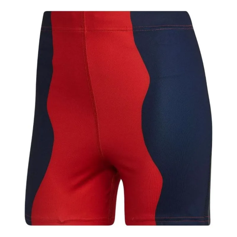 (WMNS) adidas x Marimekko Run Icons Bike Shorts 'Red Navy' HH7321 sold by KicksCrew