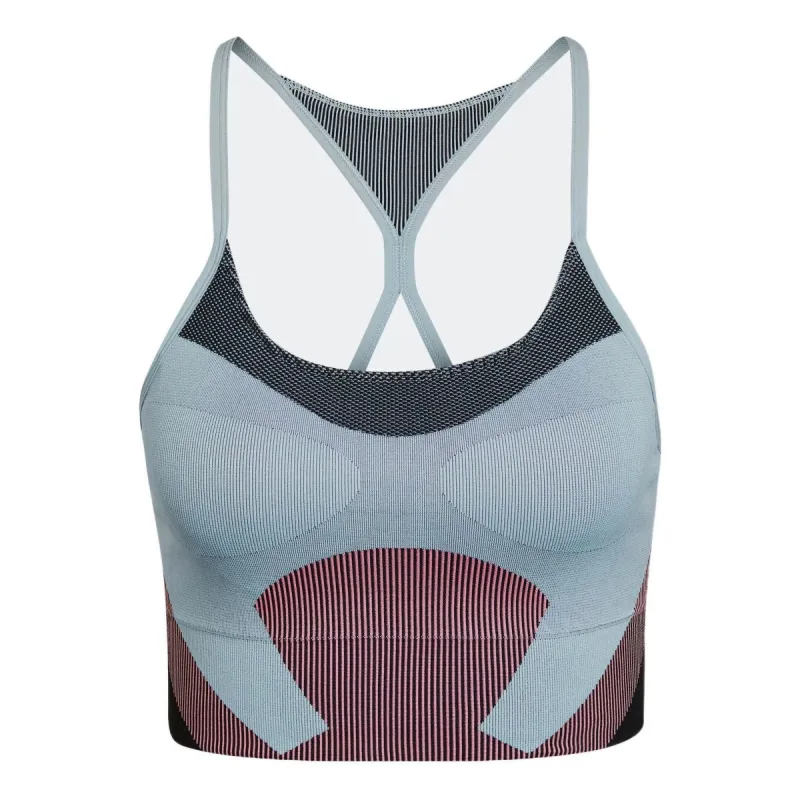 (WMNS) adidas by Stella McCartney TrueStrength Yoga Knit Light Support Bra 'Teal' HG8784 sold by KicksCrew