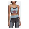 (WMNS) adidas by Stella McCartney TrueStrength Yoga Knit Light Support Bra 'Teal' HG8784 sold by KicksCrew