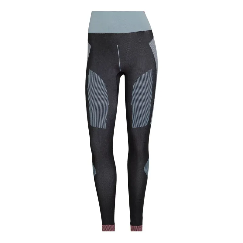 (WMNS) adidas by Stella McCartney TrueStrength Yoga Knit Tights 'Black' HG8786 sold by KicksCrew