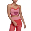 (WMNS) adidas by Stella McCartney TrueStrength Yoga Sports Bra 'Pink' HG8785 sold by KicksCrew