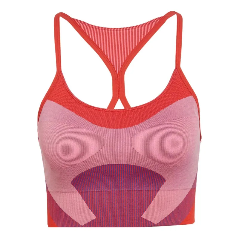 (WMNS) adidas by Stella McCartney TrueStrength Yoga Sports Bra 'Pink' HG8785 sold by KicksCrew