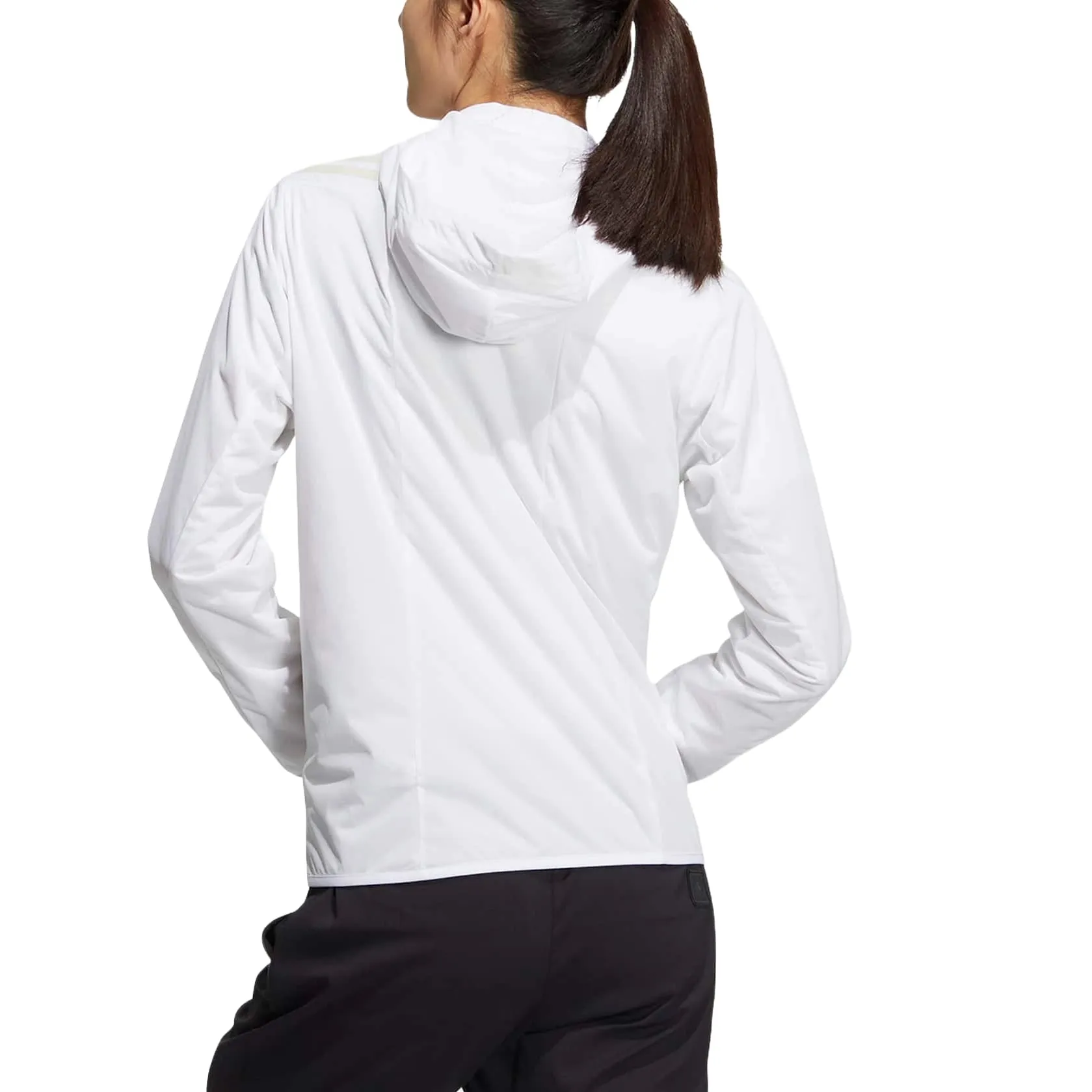 (WMNS) adidas Long-Sleeve Wind.Rdy 3-Stripes Jacket 'White' HG8257 sold by KicksCrew product image thumbnail 3