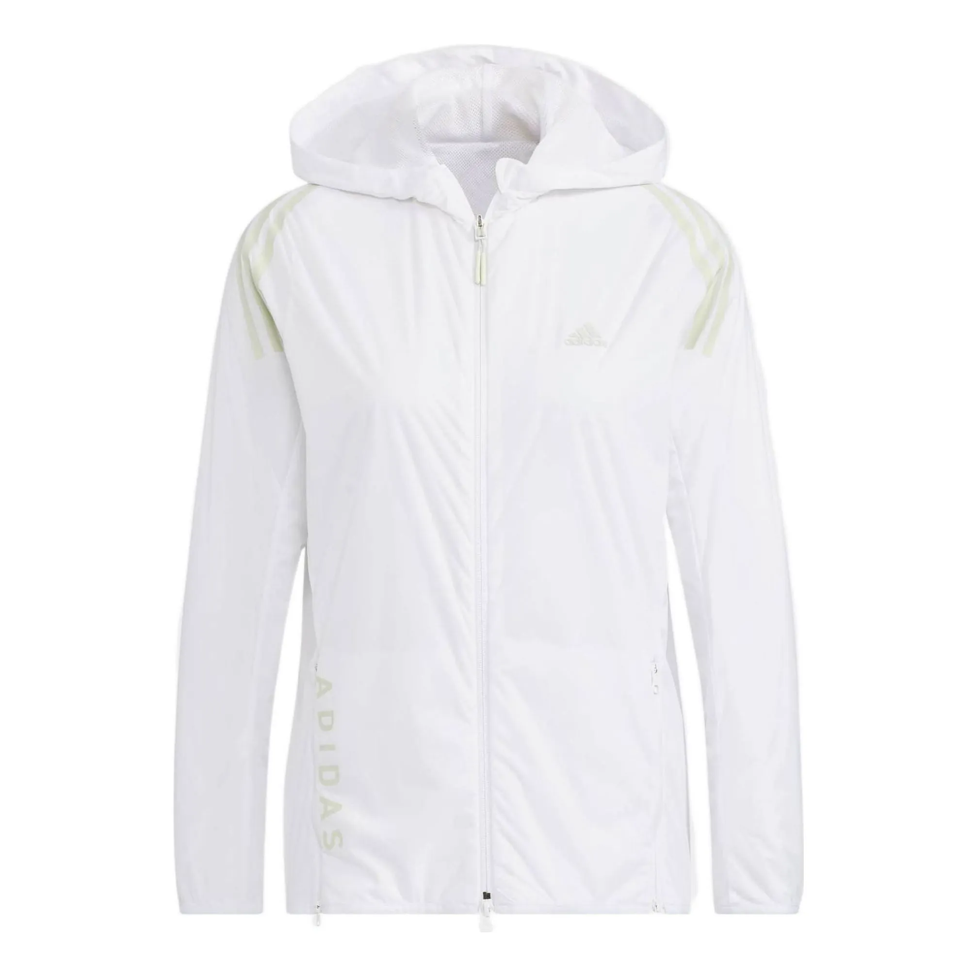 (WMNS) adidas Long-Sleeve Wind.Rdy 3-Stripes Jacket 'White' HG8257 sold by KicksCrew